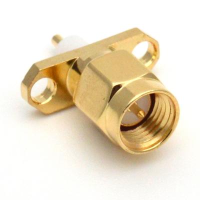 fixed flange male - SMA male
