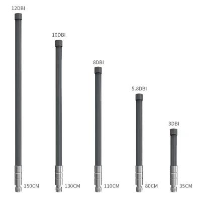 Full-band high-gain fiberglass reinforced plastic antenna