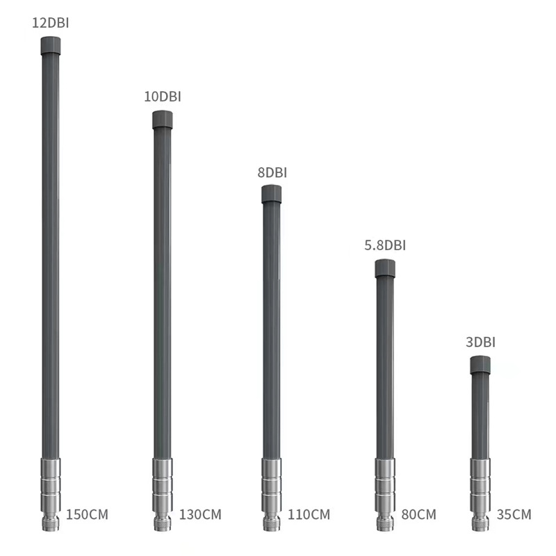 Full-band high-gain fiberglass reinforced plastic antenna