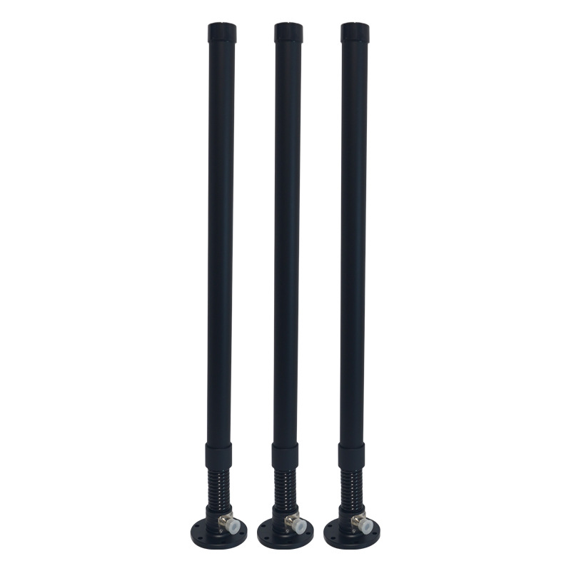 Vehicle-mounted spring omnidirectional fiberglass-reinforced plastic antenna